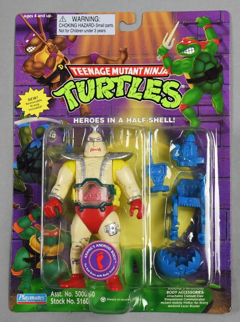 1995 Playmates TMNT Krang's Android Body-MOC-NOS: 1995 Playmates Teenage Mutant Ninja Turtles Krang's Android Body-MOC-NOS. Single owner collection from the largest toy collector on the West Coast.