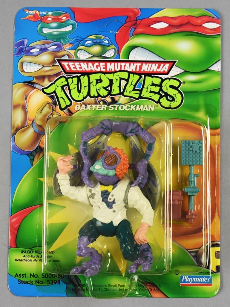 1992 Playmates TMNT Baxter Stockman-MOC-NOS: 1992 Playmates Teenage Mutant Ninja Turtles Baxter Stockman-MOC-NOS. Single owner collection from the largest toy collector on the West Coast.