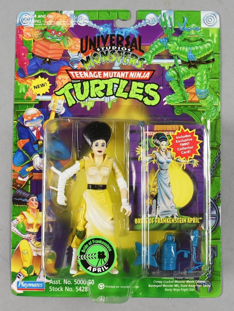 1994 Playmates TMNT Frankenstein Bride April-MOC-NOS: 1994 Playmates Teenage Mutant Ninja Turtles Frankenstein Bride April-MOC-NOS. Single owner collection from the largest toy collector on the West Coast.