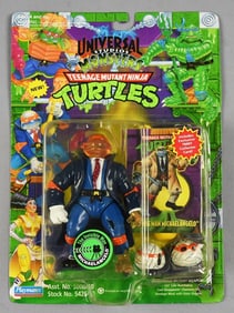 1994 Playmates TMNT Invisible Man Michelangelo-MOC-NOS