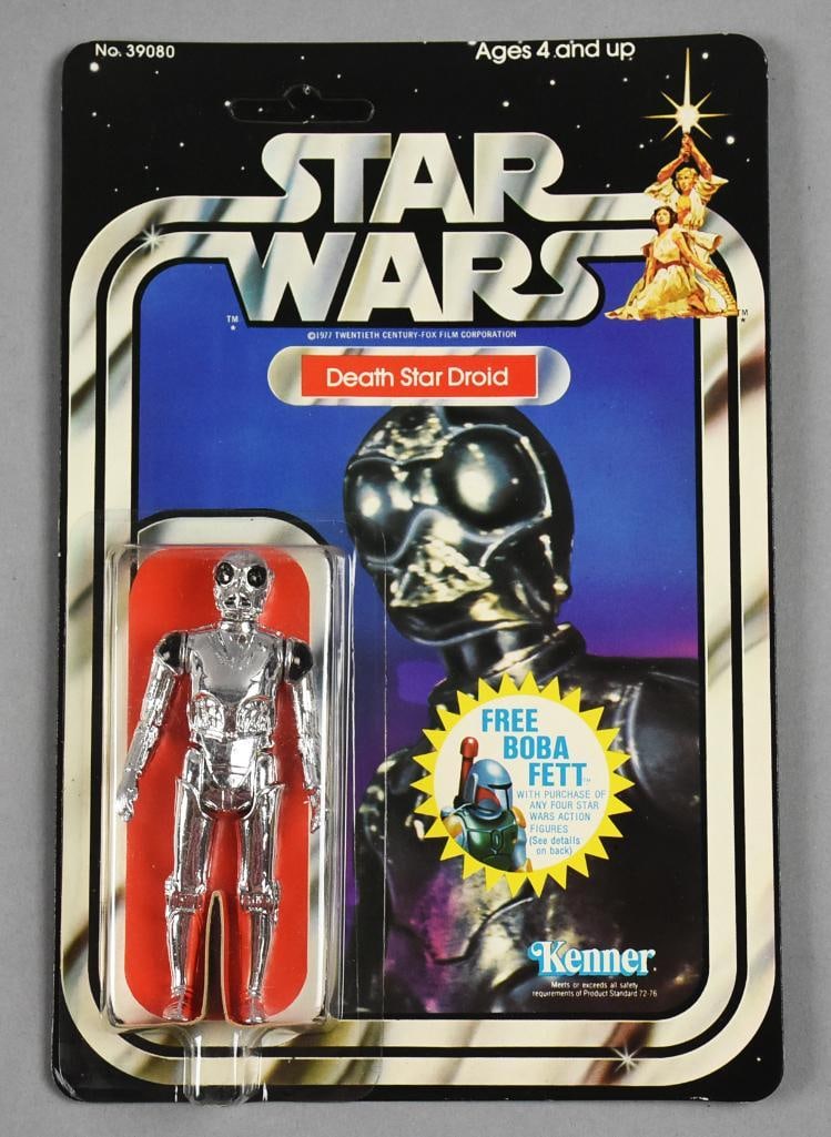 1978 Kenner Star Wars Death Star Droid 20E Back-Unpunched-NOS (1 of 3)