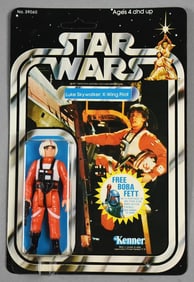 1978 Star Wars Luke Skywalker: X-Wing Pilot 20 Back E-Unpunched