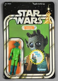 1978 Kenner Star Wars Greedo 20 Back-MOC-NOS