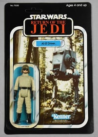 1983 Star Wars AT-ST Driver ROTJ-77 Back-Unpunched-MOC