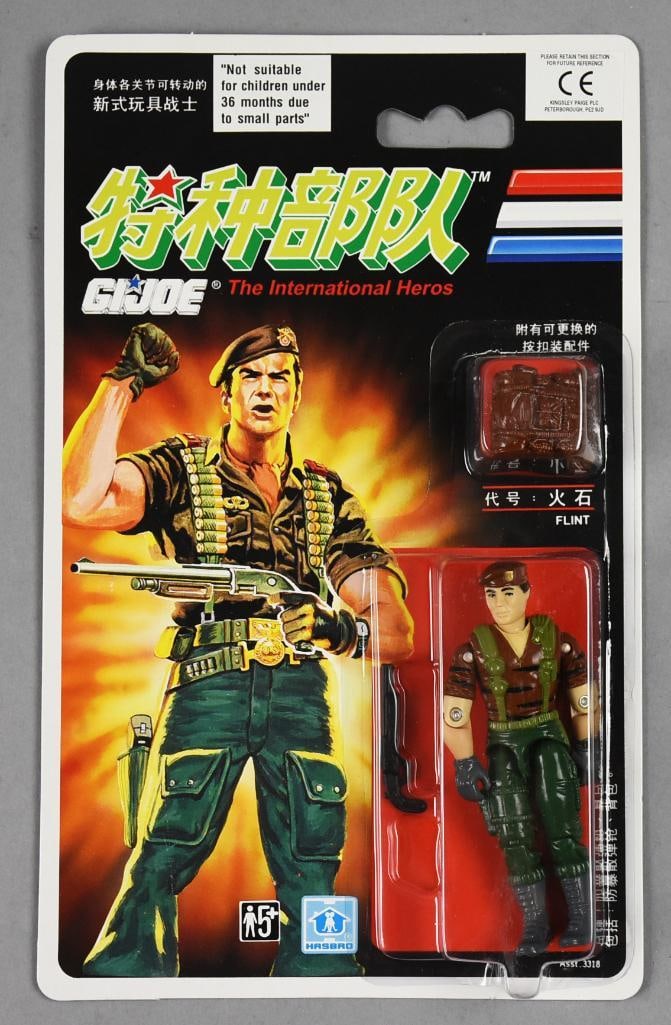 1992 Hasbro GI Joe Flint-Chinese Export-MOC-NOS: 1992 Hasbro GI Joe Flint-Chinese Export-MOC-NOS. Single owner collection from the largest toy collector on the West Coast.