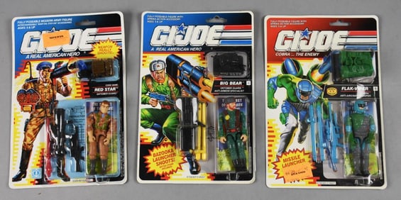 1990-91 Hasbro GI Joe Flak Viper-Red Star-Big Bear-MOC-NOS