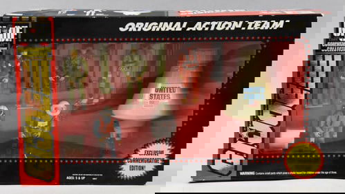 1993 Hasbro GI Joe Action Team w/ Space Capsule-MIB-NOS