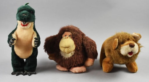 c1980 Korean Made Battery Operated Plush Toys