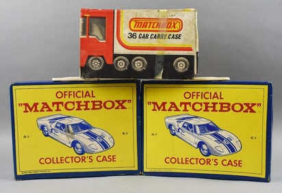 1966, 1978 Lesney Matchbox Collector Carrying Cases