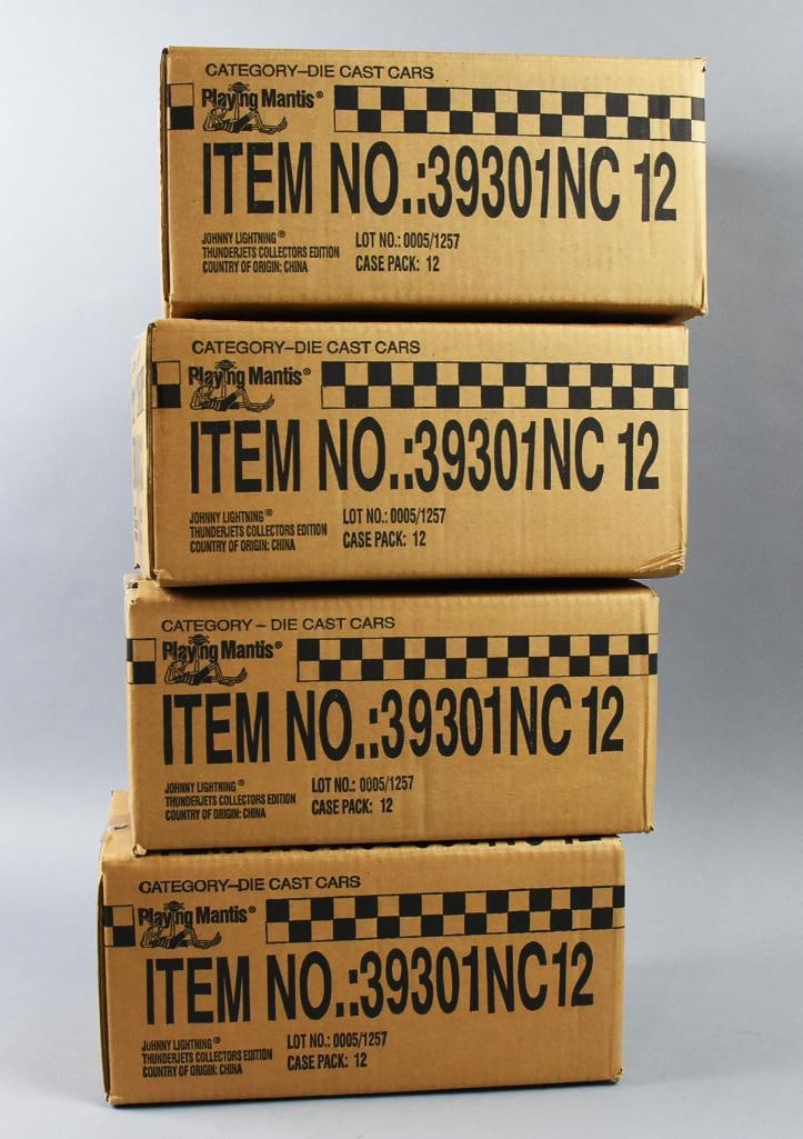 Johnny Lighting Thunderjets, Factory Case Pack-MOC-NOS (1 of 6)