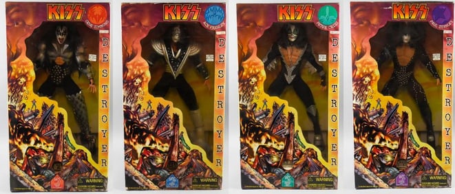 HUGE Kiss Band Action Electronics Complete MIB NOS