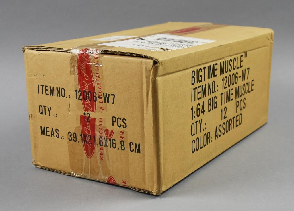 Factory Sealed Big Time Muscle Die Cast Cars-NOS: Factory Sealed Big Time Muscle Die Cast Cars-NOS. Single owner collection from the largest toy collector on the West Coast.