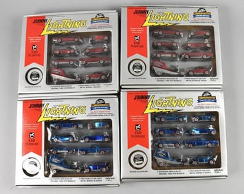 (4) 1994 Johnny Lightning FAO Commemorative Sets-MIB-NOS