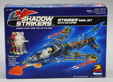 1990 Kenner-Tonka Shadow Striker Stinger Mini Jet-MIB-NOS