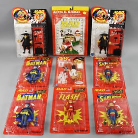 (9) 1998-99 DC Direct MAD Alfred E. Newman Action Figs-NOS