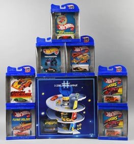 (8) 1993, 97 Mattel Hot Wheels 30th Ann./Parking Garage-NOS