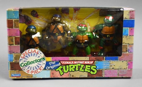 1992 Playmates TMNT Special Collectors 4 Pack-MIB-NOS