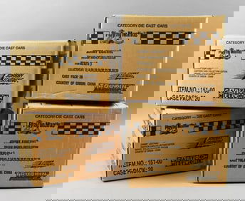 Johnny Lighting Shipping Carton-Four Factory Sealed Cases-NOS