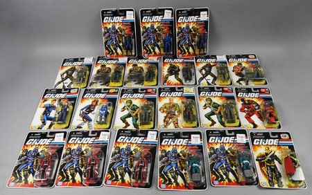 (21) 2007-08 Hasbro GI Joe Action Figures - MOC - NOS