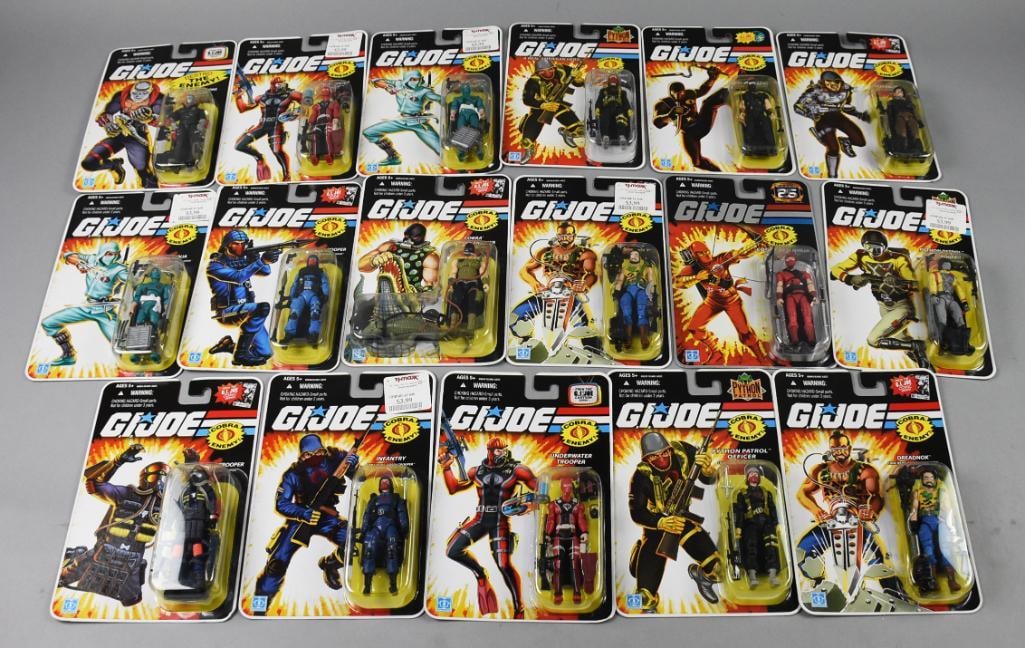 (17) 2007-08 Hasbro GI Joe Cobra Enemy Action Figs-MOC-NOS (1 of 2)