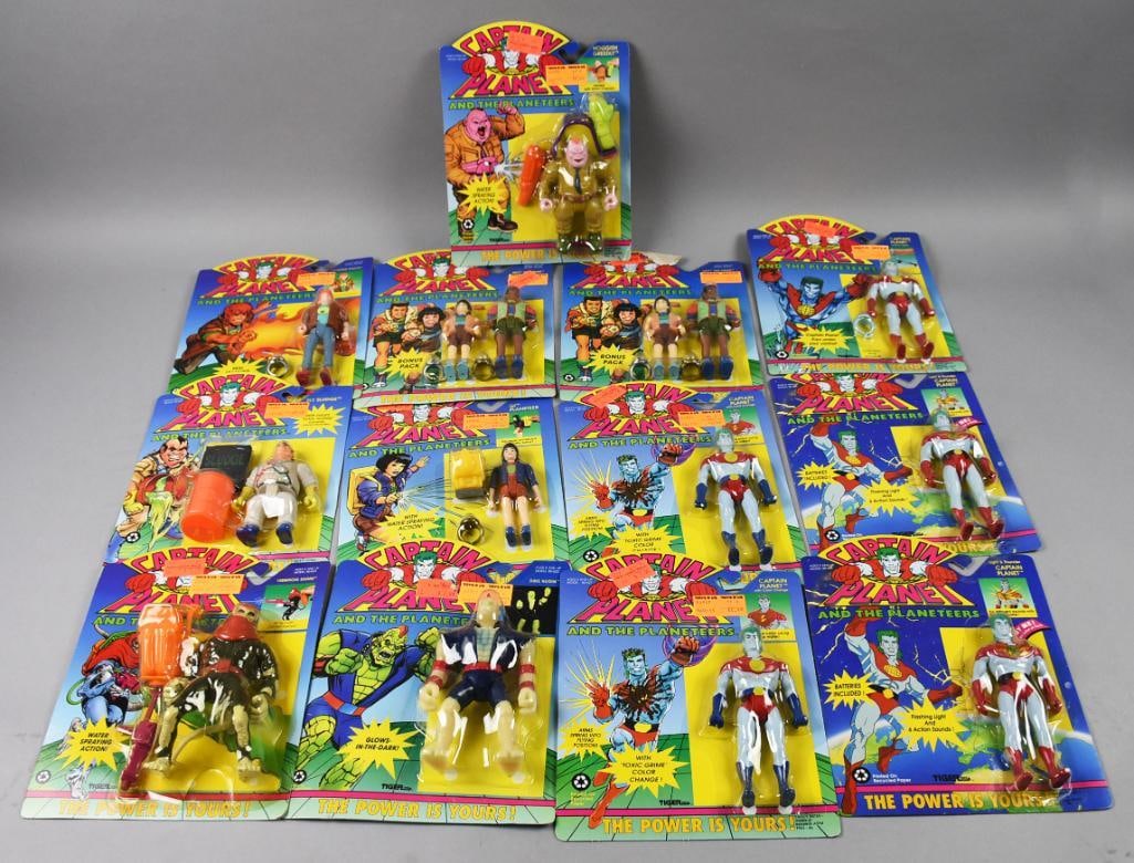 (13) 1991 Tiger Captain Planet Action Figures-MOC-NOS (1 of 2)