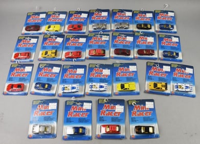 (25) May Tat Toys Mini Racers Die Cast Cars-MOC-NOS