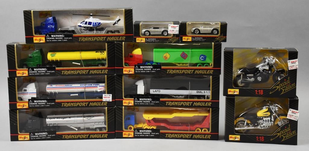 (12) 1997 Maisto Special Edition Die Cast Cars-MIB-NOS (1 of 2)