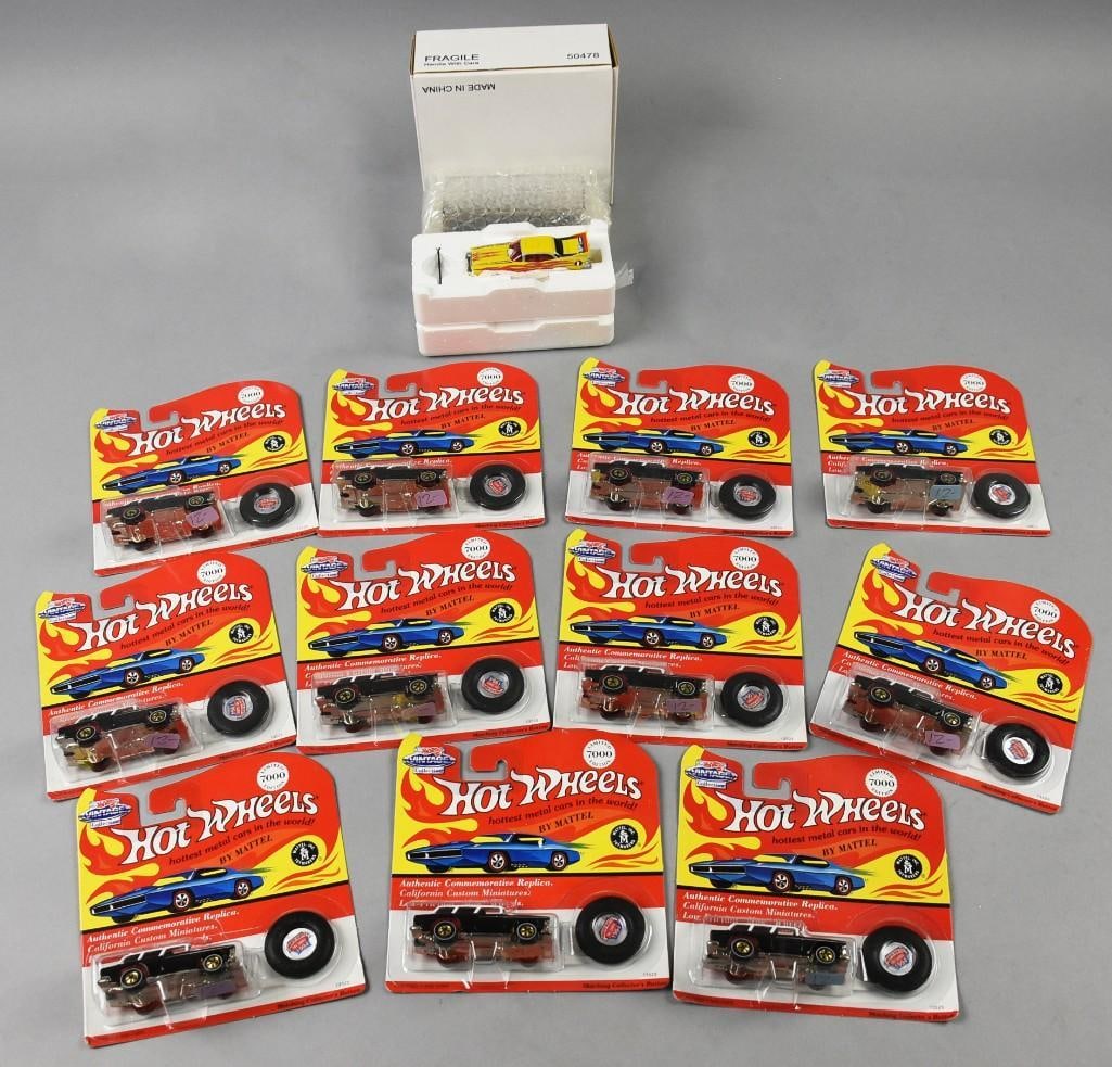 (12) 1993, 97 Hot Wheels Limited Edition Die Casts-MOC-NOS. (1 of 4)