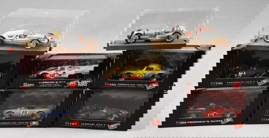 (8) Vintage Brumm Race Cars Collector Models-MIB-NOS