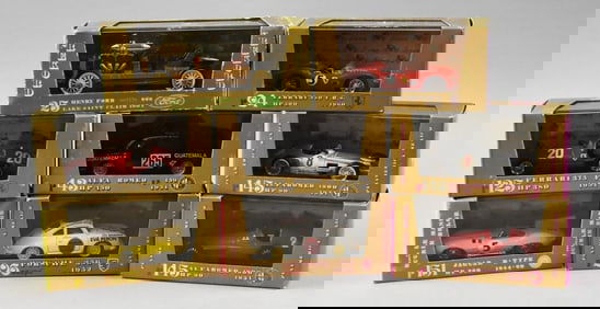 (8) Vintage Brumm Revival Collector Model Cars-MIB-NOS