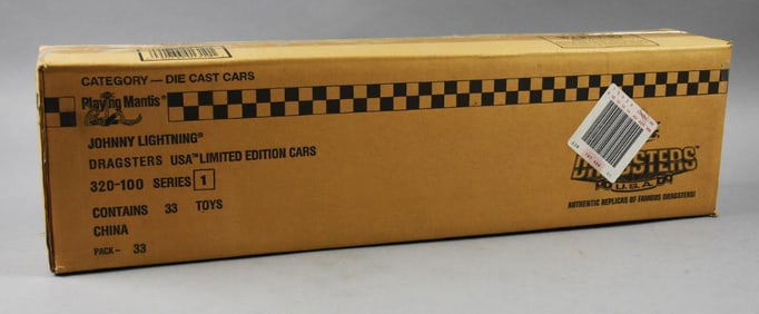 (33) Johnny Lightning Dragsters Limited Edition USA-Factory Sealed Box-NOS
