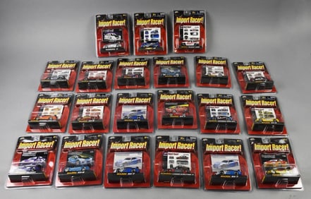 (21) 2003-04 Jada Toys Import Racers - MOC - NOS