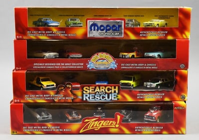 (4) 2005 Johnny Lightning Multi Car Packs-MIB-NOS