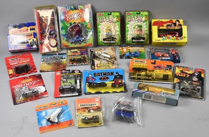 (21) 1990s-2000s Assorted Die Cast Vehicles, MOC-NOS