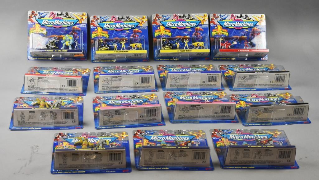 (14) 1994 Galoob Micro Machines Power Rangers - MIP-NOS (1 of 4)