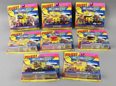 (8) 1995 Galoob Micro Machines Cars & Trucks-MOC-NOS