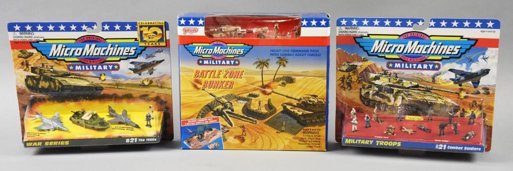 (3) 1992, 95-96 Galoob Micro Machines Military - MIB-NOS (1 of 2)