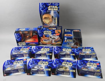 (12) 1998-99, 2002 Galoob Star Wars Epi 1 Micro Machines-NOS