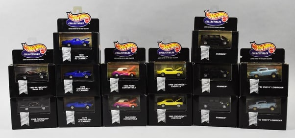 (14) 1998 Mattel Hot Wheels, Black Box Collectible-MIB-NOS