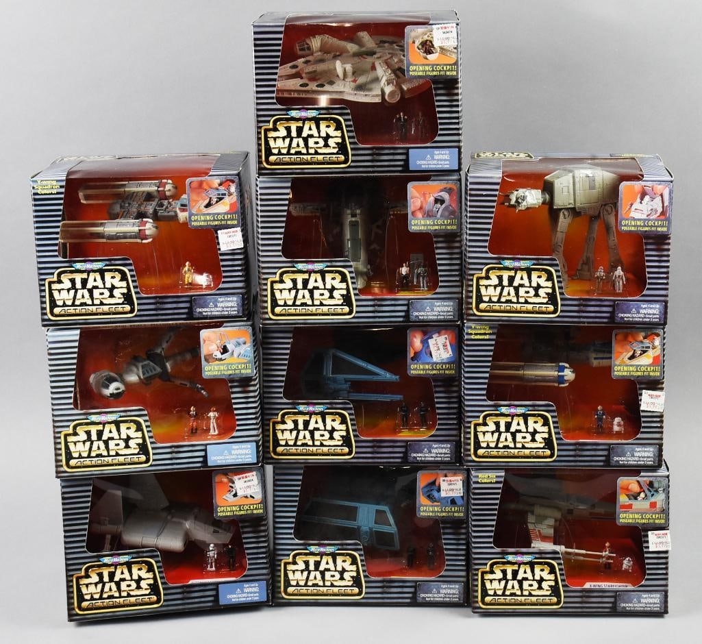 (10) 1996-97 Galoob Star Wars Micro Machines - MIB - NOS (1 of 2)