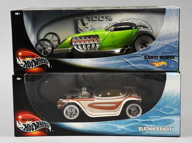 (2) 2000-01 Mattel 100% Hot Wheels-MIB-NOS