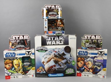 (8) 2004-06, 08 Milton Bradley, Hasbro Star Wars Galactic-NOS