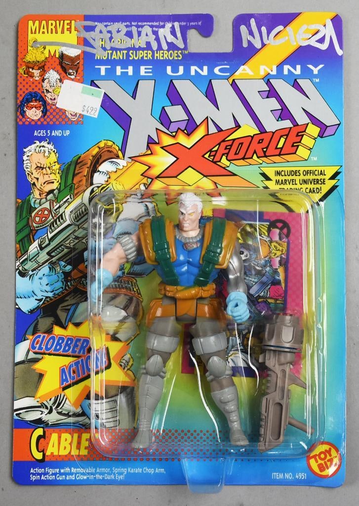 1992 Fabien Nicieza Signed X-Men Cable Action Fig-MOC (1 of 6)
