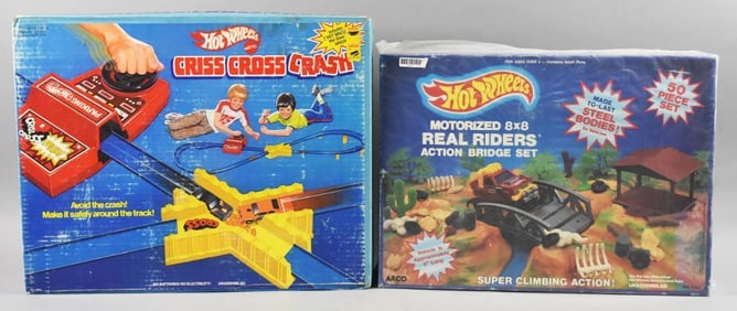 1978, 1986 Mattel Hot Wheels Play Sets-MIB-NOS