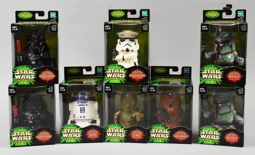 (8) 2001 Hasbro Super Deformed Star Wars Figures-MIB-NOS (1 of 2)