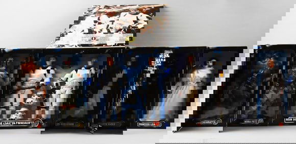 (6) 1996 Kenner Star Wars Collector Series-MIB-NOS