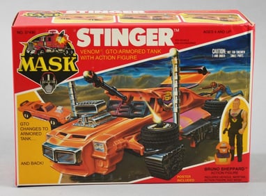 1985 Kenner Mask Stinger GTO w/ Action Figure-MIB-NOS