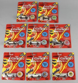 (8) 1993 Johnny Lightning LE Commemorative Complete Set-NOS