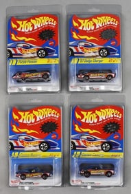 (4) 2002 Mattel Hot Wheels Ltd Ed. Die Cast-MOC-NOS