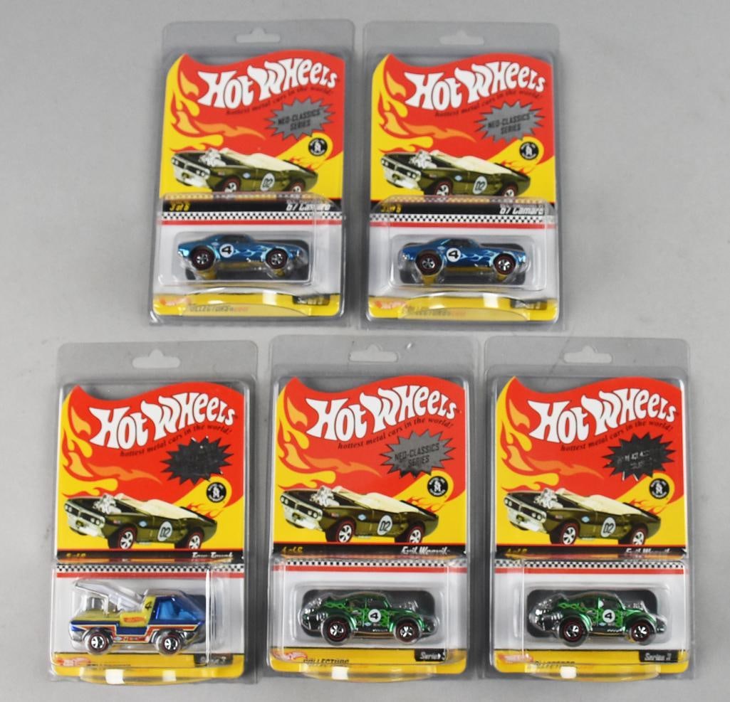 (5) 2003 Hot Wheels Neo Classics - MOC - NOS (1 of 5)